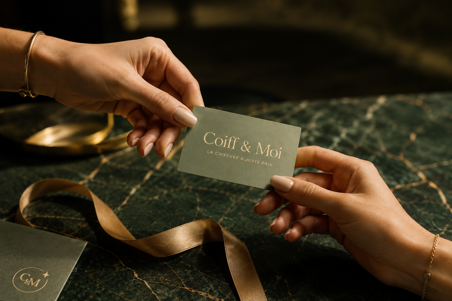 Carte Coiff&Moi remise main à main